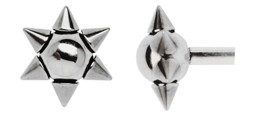 Zeige Details für Zungenpiercing Titan Stern mit Spitzen, 9 mm Ø, Höhe 5 mm Bild von Zungenpiercing Titan Stern mit Spitzen, 9 mm Ø, Höhe 5 mm