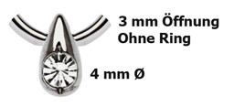 Zeige Details für Piercing Titan Tropfen Zirkonia, Klemmverschluss in der Spitze flach Bild von Piercing Titan Tropfen Zirkonia, Klemmverschluss in der Spitze flach
