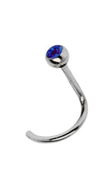 Zeige Details für Titan Nasenstecker Spirale, Zirkoniakugel in 2,5 mm, Stab 0,8 mm Bild von Titan Nasenstecker Spirale, Zirkoniakugel in 2,5 mm, Stab 0,8 mm