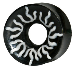 Zeige Details für Ohr Piercing Schmuck Flesh Tunnel aus Horn mit Sonne in 8-12 mm Bild von Ohr Piercing Schmuck Flesh Tunnel aus Horn mit Sonne in 8-12 mm