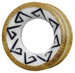 Zeige Details für Ohrpiercing Schmuck Flesh Tunnel Holz mit Triangel in 8-12 mm Bild von Ohrpiercing Schmuck Flesh Tunnel Holz mit Triangel in 8-12 mm