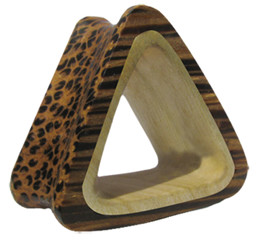 Zeige Details für Flesh Tunnel Ohr Piercing aus Holz, Leoparden-Dreieck in 13-18 mm Bild von Flesh Tunnel Ohr Piercing aus Holz, Leoparden-Dreieck in 13-18 mm