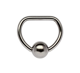 Zeige Details für Intimpiercing Schmuck Titan D-Ring mit geradem Steg in 1,6 x 8 mm Bild von Intimpiercing Schmuck Titan D-Ring mit geradem Steg in 1,6 x 8 mm