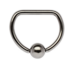 Zeige Details für Brustpiercing Schmuck D-Ring mit geradem Steg 1,6 x 12 mm Bild von Brustpiercing Schmuck D-Ring mit geradem Steg 1,6 x 12 mm