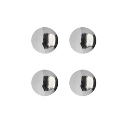 Bild von Piercing Kugel Set 4 x Stahl Verschlusskugel in 1,6 x 3-6 mm