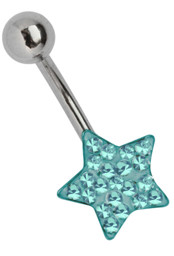 Zeige Details für Bauchnabel Piercingschmuck Stahl Banane, Epoxy Multistrass Stern Bild von Bauchnabel Piercingschmuck Stahl Banane, Epoxy Multistrass Stern