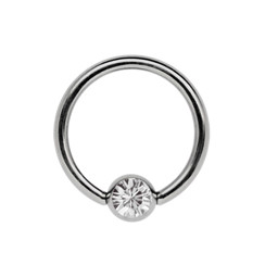 Zeige Details für Titan Piercing Ring BCR in 1,2 x 6-10 mm mit Stein Kugel in 3 mm Bild von Titan Piercing Ring BCR in 1,2 x 6-10 mm mit Stein Kugel in 3 mm