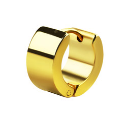 Zeige Details für Ohr Piercing, Ohrstecker Creole Huggie Ohr Clip Gold, 1,0 x 7 mm Bild von Ohr Piercing, Ohrstecker Creole Huggie Ohr Clip Gold, 1,0 x 7 mm