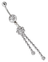 Zeige Details für Stahl Piercing Banane mit Ketten Blumen Stein Anhänger Bild von Stahl Piercing Banane mit Ketten Blumen Stein Anhänger