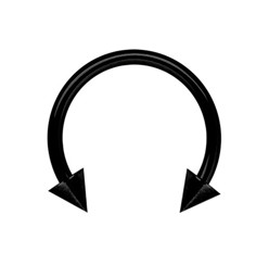 Zeige Details für Augenbrauen Piercing CBR Circular Piercing Ring Stahl PVD schwarz Bild von Augenbrauen Piercing CBR Circular Piercing Ring Stahl PVD schwarz