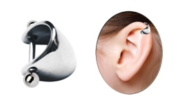 Zeige Details für Ohrpiercing Helix Tragus Schild Stahl mit Stab und Kugeln in 1,2 mm Bild von Ohrpiercing Helix Tragus Schild Stahl mit Stab und Kugeln in 1,2 mm