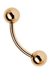 Zeige Details für Intim Piercing Banane Stahl 18 kt. Rose Gold in 1,6 x 8-12 mm Bild von Intim Piercing Banane Stahl 18 kt. Rose Gold in 1,6 x 8-12 mm