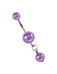 Zeige Details für Bauchnabelpiercing Schmuck Banane mit Kunstperlen in 5/6/8 mm Bild von Bauchnabelpiercing Schmuck Banane mit Kunstperlen in 5/6/8 mm