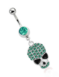 Zeige Details für Bauchnabelpiercing 316l Stahl Banane, Totenkopf und  Sonnenbrille  Bild von Bauchnabelpiercing 316l Stahl Banane, Totenkopf und  Sonnenbrille
