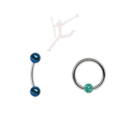 Zeige Produkte für Kategorie Titan Augenbrauenpiercing Bild für Kategorie Titan Augenbrauenpiercing