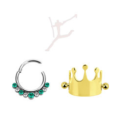 Zeige Produkte für Kategorie Helix Piercing Bild für Kategorie Helix Piercing