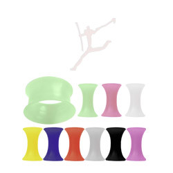 Zeige Produkte für Kategorie Silikon Flesh Tunnel Bild für Kategorie Silikon Flesh Tunnel
