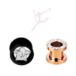 Zeige Produkte für Kategorie Flesh Tunnel schwarz gold Bild für Kategorie Flesh Tunnel schwarz gold