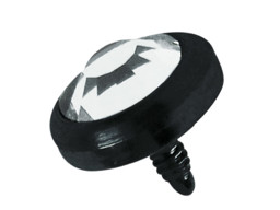 Zeige Details für Oberflächen Piercing Dermal Anchor Aufsatz PVD schwarz Bild von Oberflächen Piercing Dermal Anchor Aufsatz PVD schwarz