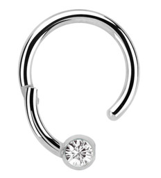 Zeige Details für Piercing 316l Stahl Ring BCR, Clicker mit 3 mm Steinkugel in 1,2 mm Bild von Piercing 316l Stahl Ring BCR, Clicker mit 3 mm Steinkugel in 1,2 mm