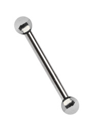 Bild von Titan Piercing Stab in 2,0 x 6-22 mm + 1,6 mm Gewinde und Kugeln