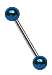 Zeige Details für Titan Piercing Stab in 1,6 x 4-22 mm + 2 Stahl Kugeln, eloxiert Bild von Titan Piercing Stab in 1,6 x 4-22 mm + 2 Stahl Kugeln, eloxiert
