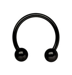 Zeige Details für CBR Circular Piercing Ring Stahl PVD schwarz in 1,2 mm mit Kugeln Bild von CBR Circular Piercing Ring Stahl PVD schwarz in 1,2 mm mit Kugeln