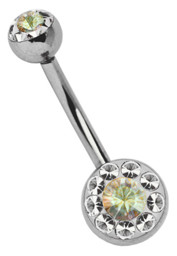 Zeige Details für Piercing Schmuck Banane Stahl in 1,6 mm mit Multistrasskugeln Bild von Piercing Schmuck Banane Stahl in 1,6 mm mit Multistrasskugeln