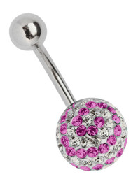 Zeige Details für Bauchnabelpiercing Spirale Stahl in 10 mm Ø mit vielen kleinen Steinen Bild von Bauchnabelpiercing Spirale Stahl in 10 mm Ø mit vielen kleinen Steinen