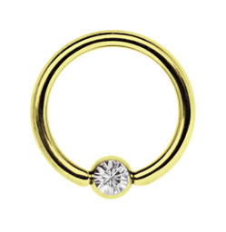 Zeige Details für Stahl Piercing Ring hartvergoldet 18kt 1,6 mm mit Zirkonia Kugel Bild von Stahl Piercing Ring hartvergoldet 18kt 1,6 mm mit Zirkonia Kugel