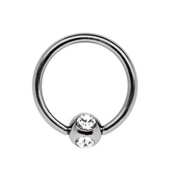 Zeige Details für Stahl 316L Piercing Ring 1,2 x 8-12 mm + 4 Stein Kugel in 4 mm Bild von Stahl 316L Piercing Ring 1,2 x 8-12 mm + 4 Stein Kugel in 4 mm