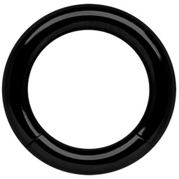 Zeige Details für Piercing Smooth Segmentring Stahl PVD schwarz in 6,0 mm Bild von Piercing Smooth Segmentring Stahl PVD schwarz in 6,0 mm