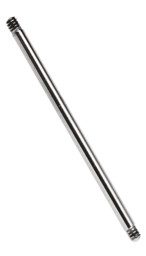 Zeige Details für Titan Zungen Piercing Stab Schmuck in 1,6 x 24-38 mm Bild von Titan Zungen Piercing Stab Schmuck in 1,6 x 24-38 mm