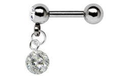 Zeige Details für Ohrpiercing Helix Kette mit Epoxykugel + Stahl Stab mit Kugeln Bild von Ohrpiercing Helix Kette mit Epoxykugel + Stahl Stab mit Kugeln