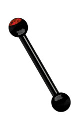 Zeige Details für Intim Piercing Stab Stahl 316L schwarz mit Stein, Gewinde 1,2 mm Bild von Intim Piercing Stab Stahl 316L schwarz mit Stein, Gewinde 1,2 mm