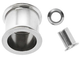 Zeige Details für Titan Piercing Flesh Tunnel mit Innengewinde von 7-10 mm Ø Bild von Titan Piercing Flesh Tunnel mit Innengewinde von 7-10 mm Ø
