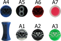 Zeige Details für Acryl Piercing Schmuck Plug 4 mm mit verschiedenen Motiven Bild von Acryl Piercing Schmuck Plug 4 mm mit verschiedenen Motiven