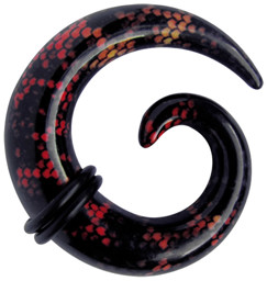 Zeige Details für Ohrpiercing Dehn Spirale aus Acryl, 4-10 mm, Schlange in bunt Bild von Ohrpiercing Dehn Spirale aus Acryl, 4-10 mm, Schlange in bunt