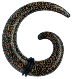 Zeige Details für Ohr Piercing Dehn Spirale aus Acryl, 5-12 mm mit Leopardenmuster Bild von Ohr Piercing Dehn Spirale aus Acryl, 5-12 mm mit Leopardenmuster