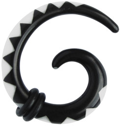 Zeige Details für Ohrpiercing Schmuck Dehn Spirale aus Acryl mit Krokodil Muster Bild von Ohrpiercing Schmuck Dehn Spirale aus Acryl mit Krokodil Muster