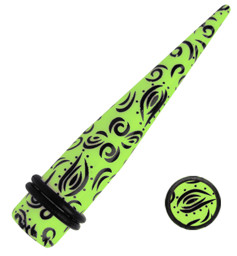 Zeige Details für Ohrpiercing Dehn Spitze aus Acryl in 1,6-10 mm Ø, mit Augen Tribal Bild von Ohrpiercing Dehn Spitze aus Acryl in 1,6-10 mm Ø, mit Augen Tribal