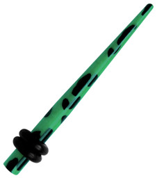 Zeige Details für Ohrpiercing Dehn Spitze aus Acryl in 3 mm Ø, grün gefleckt Bild von Ohrpiercing Dehn Spitze aus Acryl in 3 mm Ø, grün gefleckt
