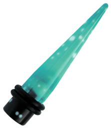 Zeige Details für Ohr Piercing Dehn Spitze aus Acryl in 8 mm Ø, mit Sternenhimmel Bild von Ohr Piercing Dehn Spitze aus Acryl in 8 mm Ø, mit Sternenhimmel