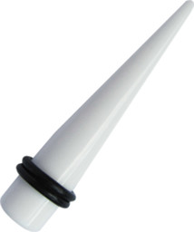 Zeige Details für Ohrpiercing Dehn Spitze aus Acryl von 2 bis 10 mm Ø, weiß Bild von Ohrpiercing Dehn Spitze aus Acryl von 2 bis 10 mm Ø, weiß