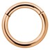 Bild von Piercing Schmuck Ring Segment Clicker rosegold in 2,0 mm