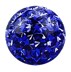 Bild von Epoxy Ferido Piercing Multi Kristall Kugel 1,6 x 8 mm + Überzug