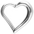 Bild von Piercing Schmuck Segment Clicker Herz aus 316l Stahl in 1,2 mm