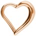 Bild von Piercing Segment Clicker Herz aus 316l Stahl Rosegold in 1,2 mm