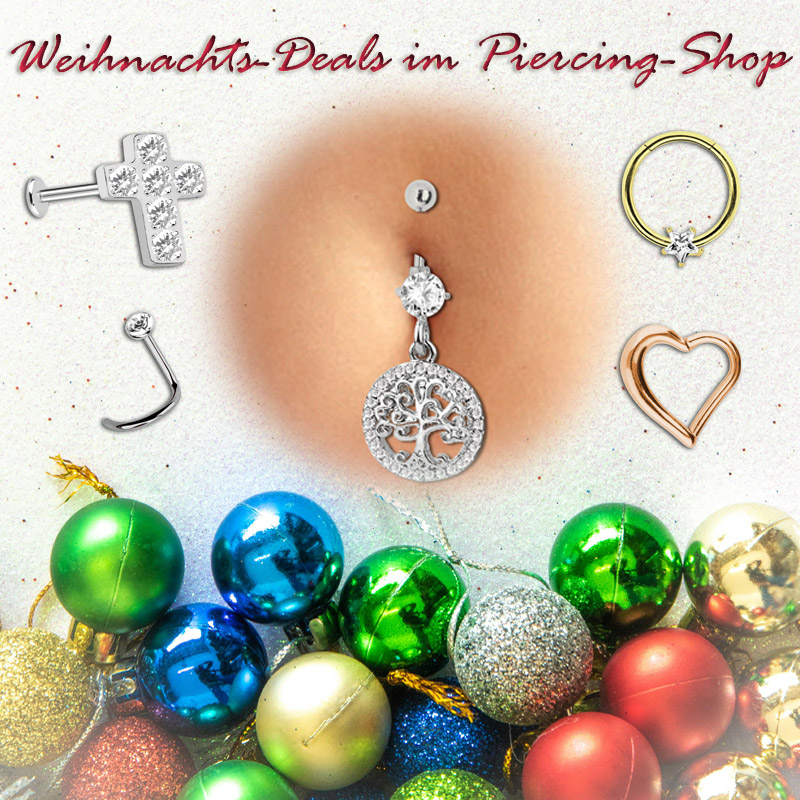 Weihnachts-Deals im Piercing-Shop