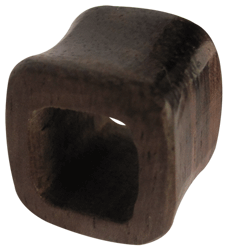 Bild von Ohr Piercing Schmuck Holz Flesh Tunnel, Quadrat in 6-12 mm